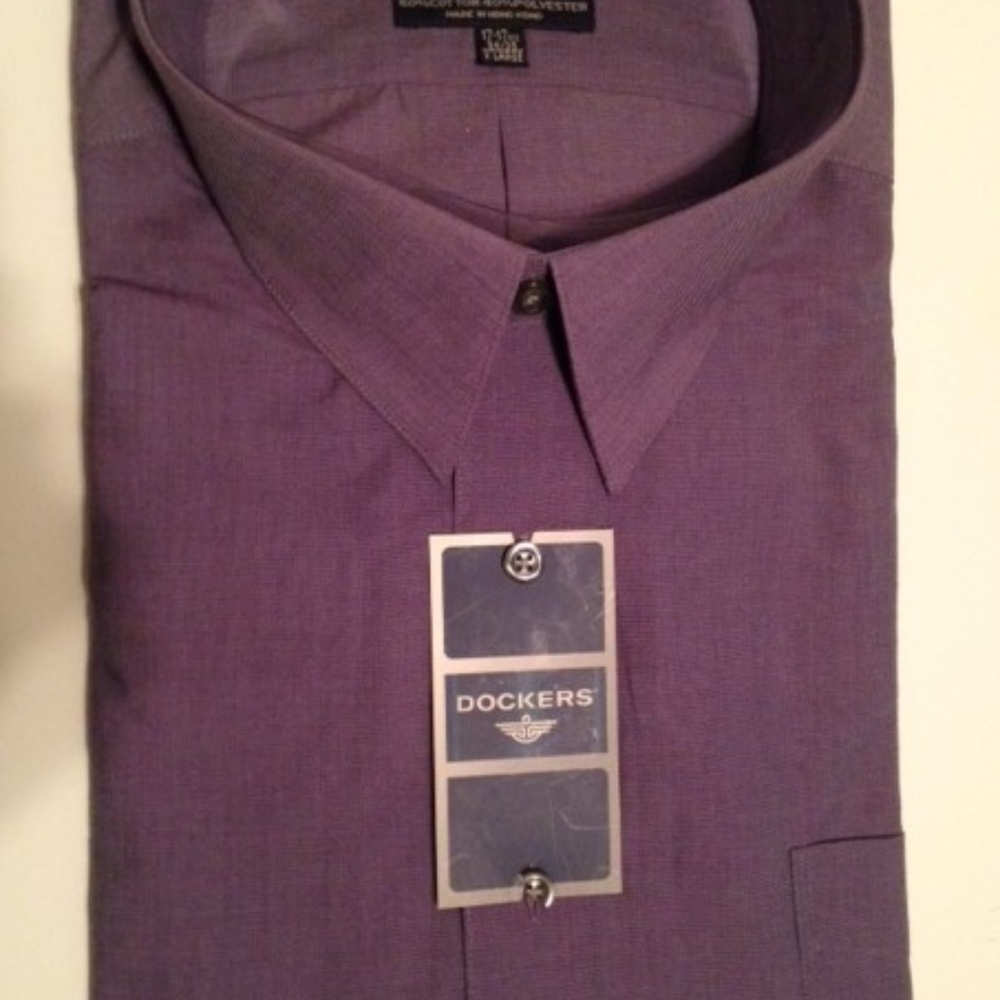 Dockers Amethyst Long Sleeve Dress Shirt 17 34/35